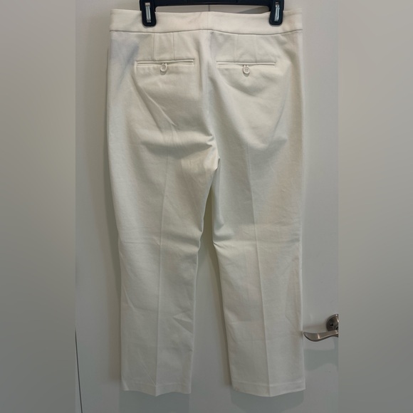 NWT Club Monaco Classic Trouser Pants in Cream / Off White Women’s Size 8 - Picture 9 of 9